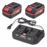 MYX - Kit Caricabatteria Doppio + 2 Batterie 20V 4.0 Ah - YAMATO