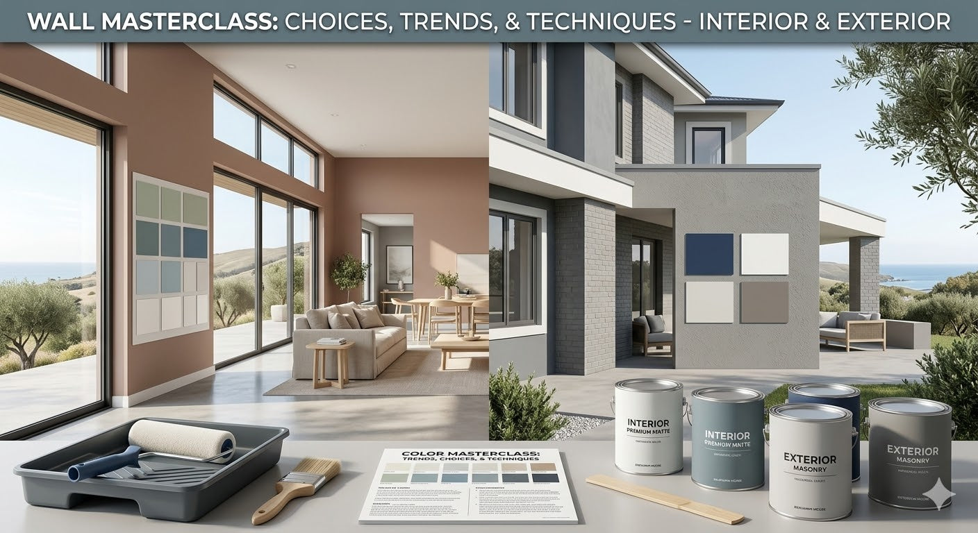 Pitture murali: come fare la scelta della pittura corretta per interno e esterno