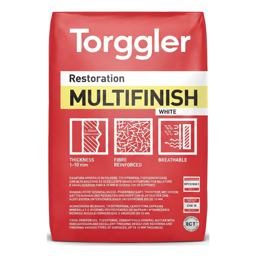 MULTIFINISH - Rasante Cementizio Monocomponente per Ripristino e Finitura